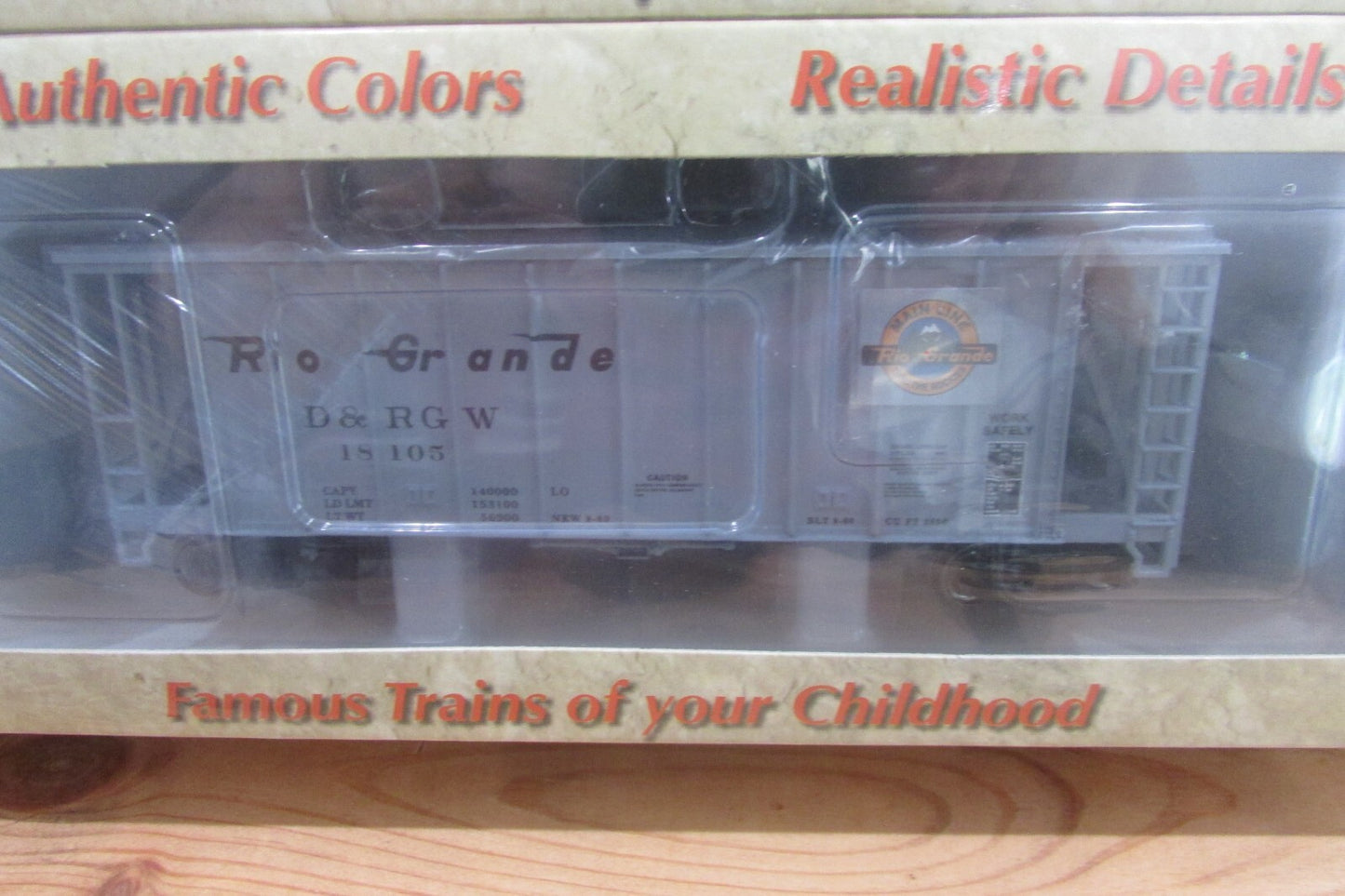 HO Scale Con-Cor 0001-097005 Airslide Covered Hopper Rio Grande Lot#3876