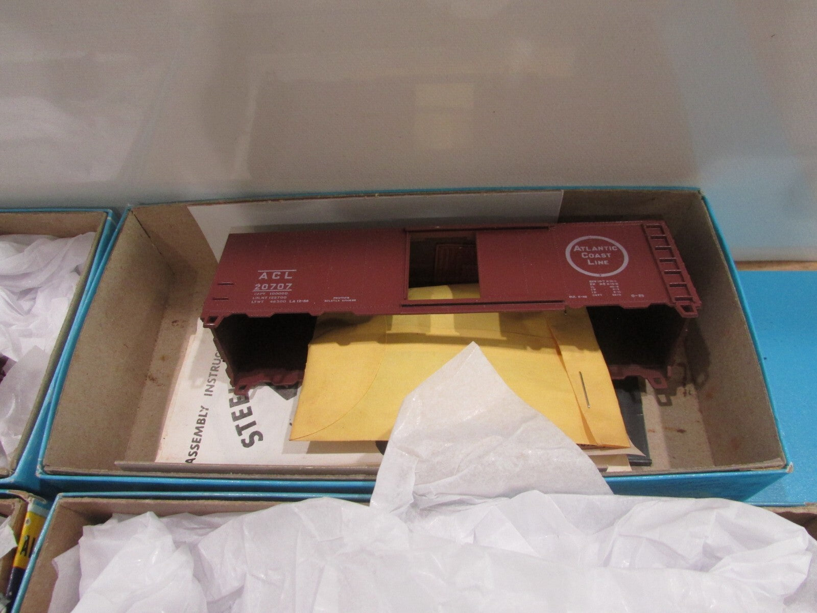 HO Scale Athearn (6) Assorted Box Casr Kits Lot#1488