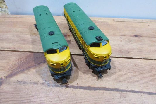 HO Scale AHM Power & Dummy Reading Lines Diesel Locomotives  Lot#3661