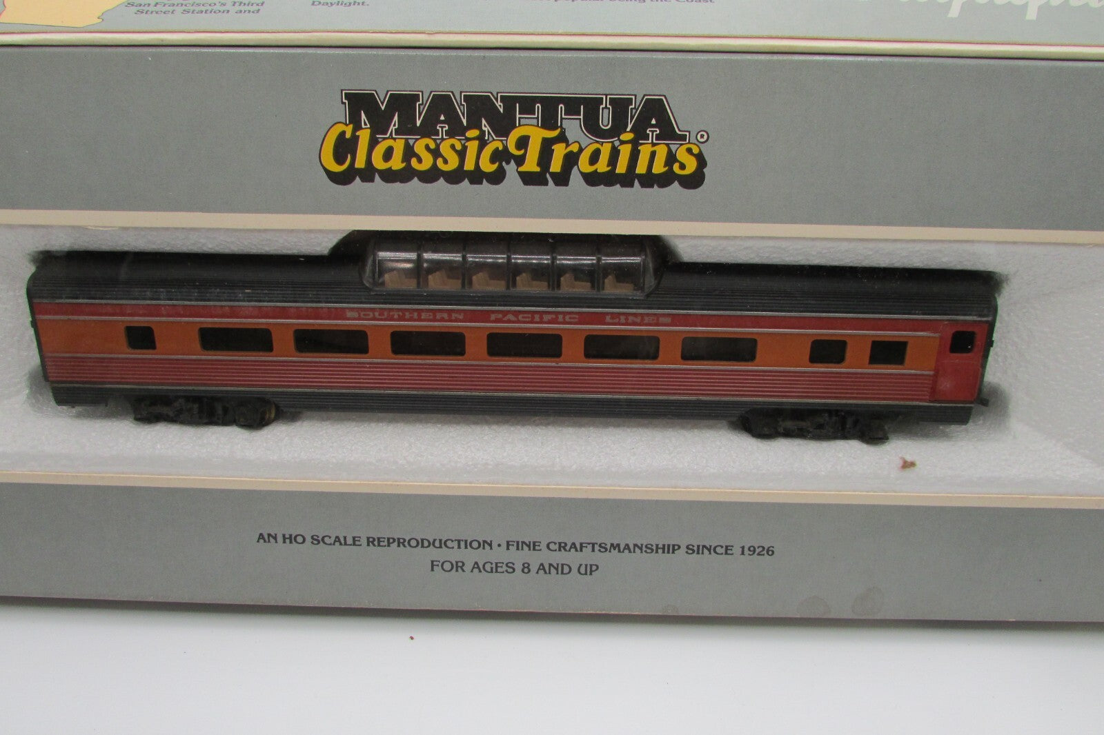 Ho Scale Mantua Classic Trains (7) Passenger Car Southern Pacific Lot#4694