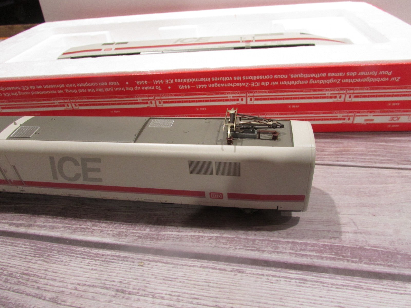 HO Scale Fleischmann 4440 Inter City Express 2 Cars Set Lot#3195