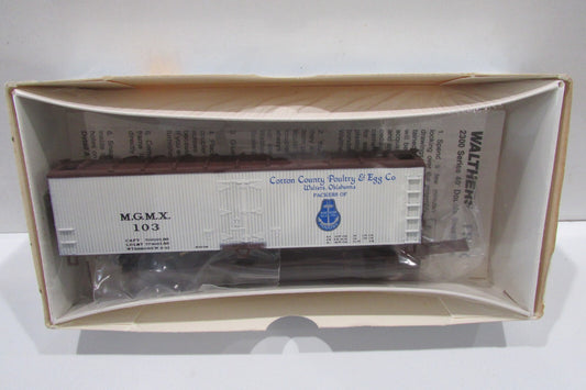 HO Scale Walthers 932-2357 40' DS Wood Reefer MGMX 103