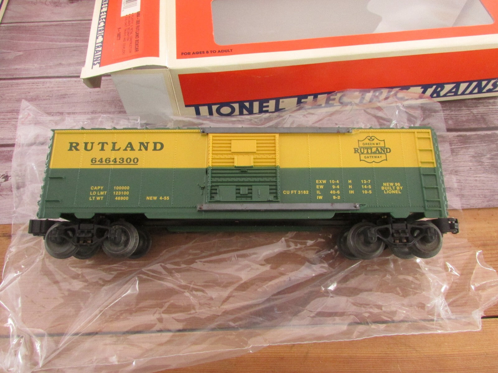 O Gauge Lionel 6-19276 6464 BoxCar Serie V Lot#3101