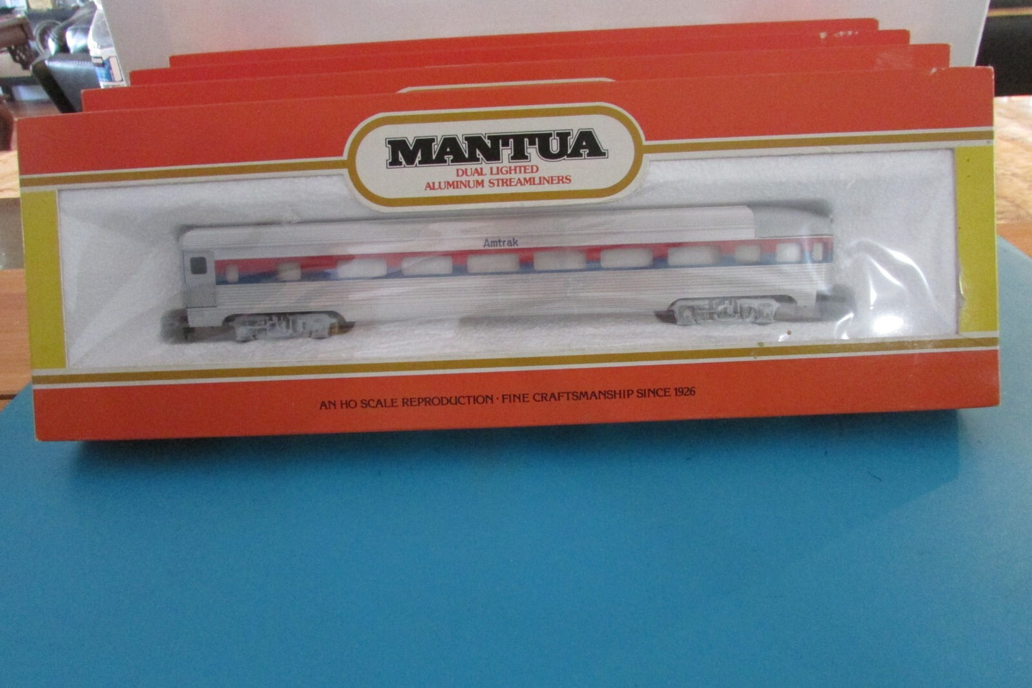 HO Scale Mantua Assorted Amtrak Aluminum Streamliners Passenger Cars Lot#2634