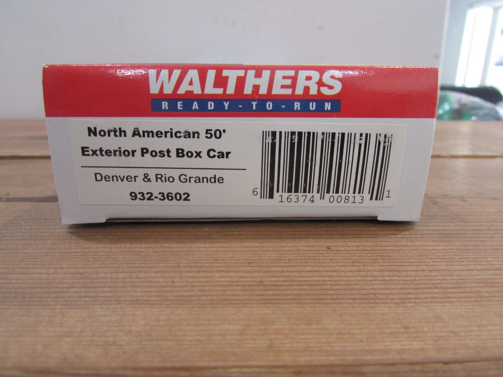 HO Scale Walthers  932-3602  D&RGW Exterior Post Box Car #50638