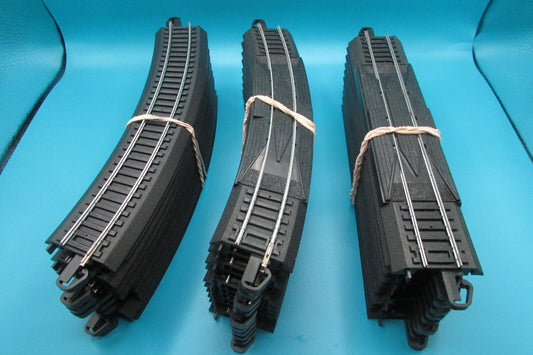 HO Scale Bachmann E-Z Track 30pcs Black Tracks Lot#4476
