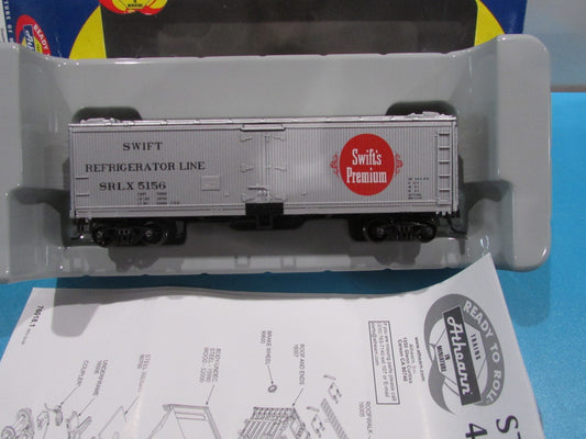 Ho Scale Athearn 75931 Swift 40' Wood Reefer Car #5156