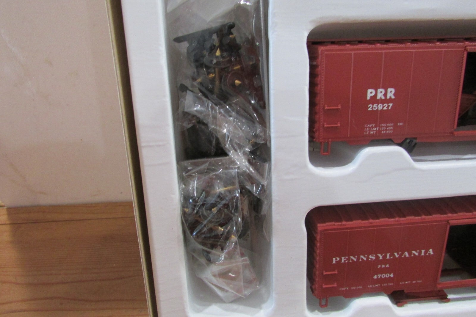 HO Scale  Con-Cor 40ft PS-1 Boxcar Kits Pennsylvania RR (3PACK) Lot#3607