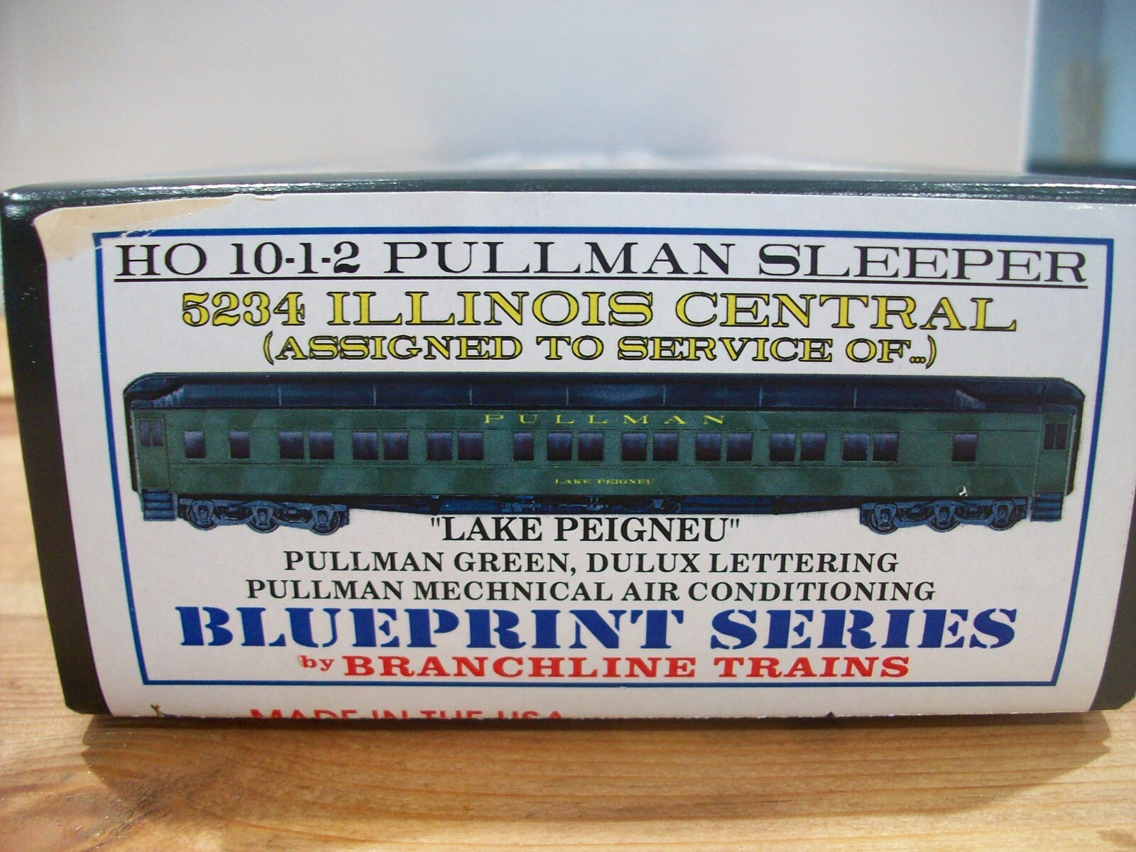 HO Scale Branchline Trains 5234 Passenger Car "Illinois Central" Kit Lot#3878