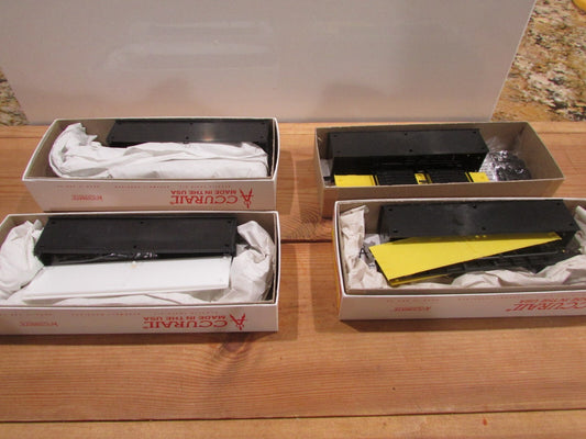 HO Scale Assorted (4) Accurail Freight Cars Undecorated Lot#1981