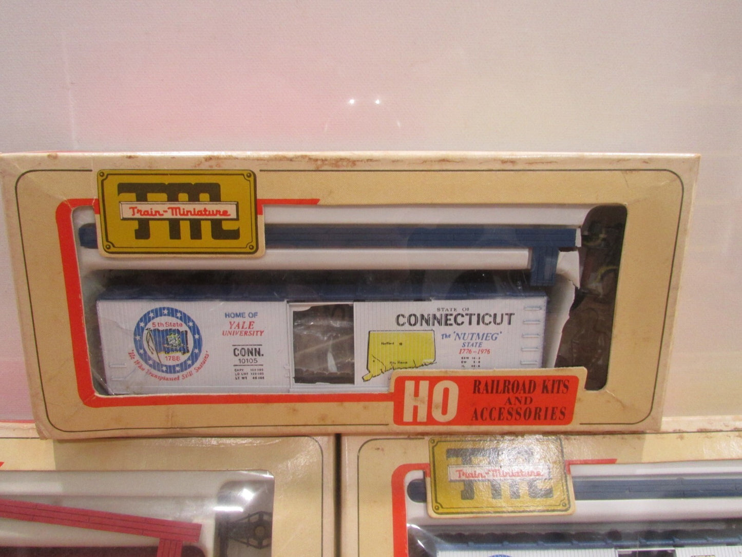 Ho Scale Miniature Train Commemorative Cars Kits,2015,2016 & 2022 Lot#1069