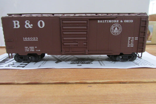HO Scale Con-Cor PS1 40'ft Boxcar Baltimore & Ohio Lot#4029