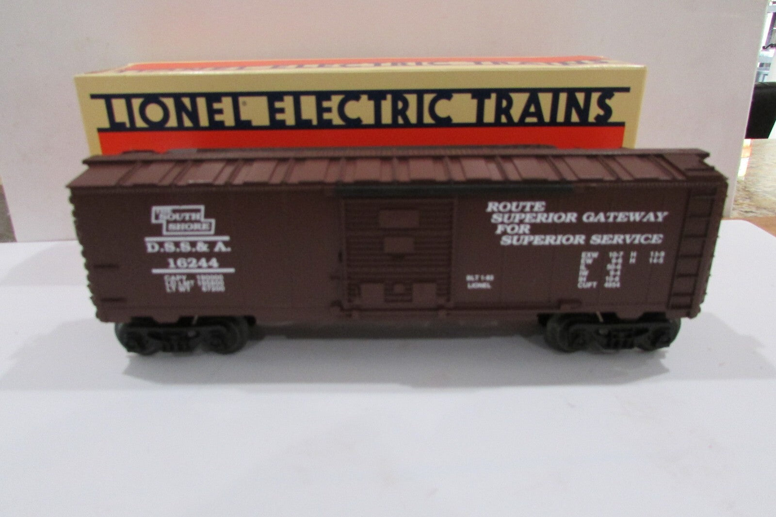 O Gauge  Lionel 6-16244 Duluth South Shore & Atlantic Boxcar LN/Box Lot#2822