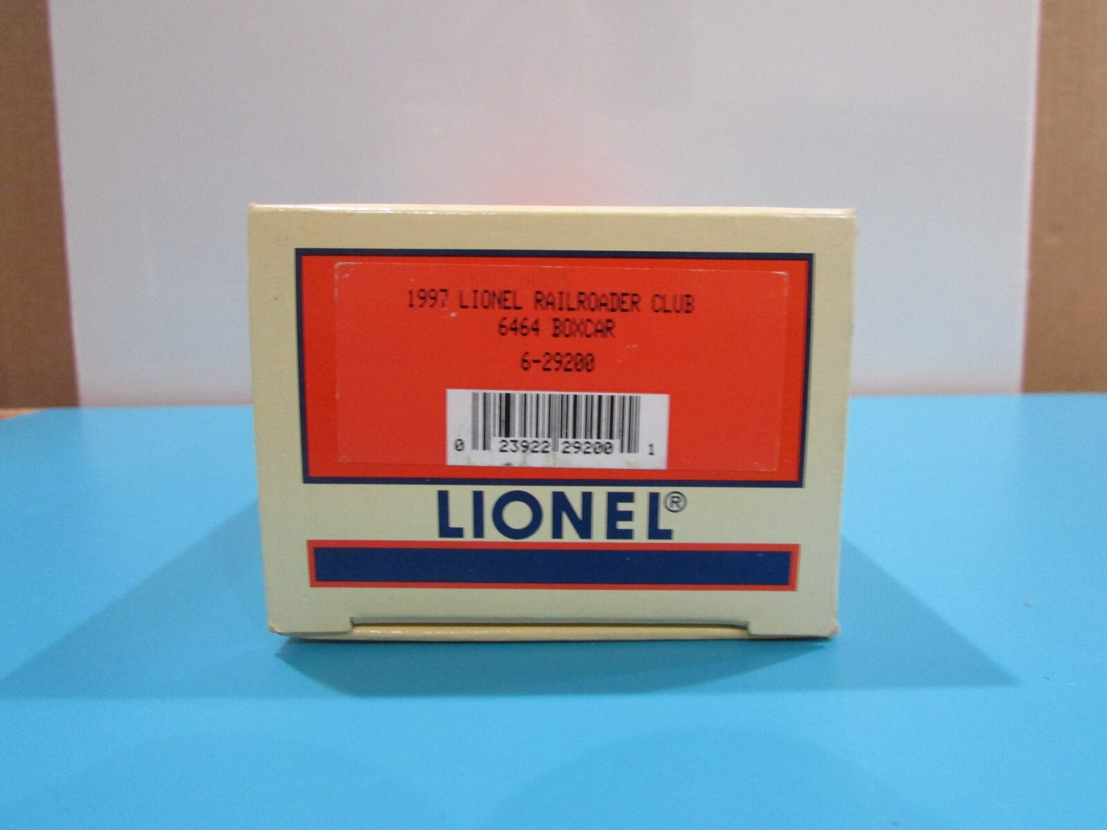 O Scale Lionel 6-2900 1997 Lionel Rairoader Club 6464 Box Car Lot#0749