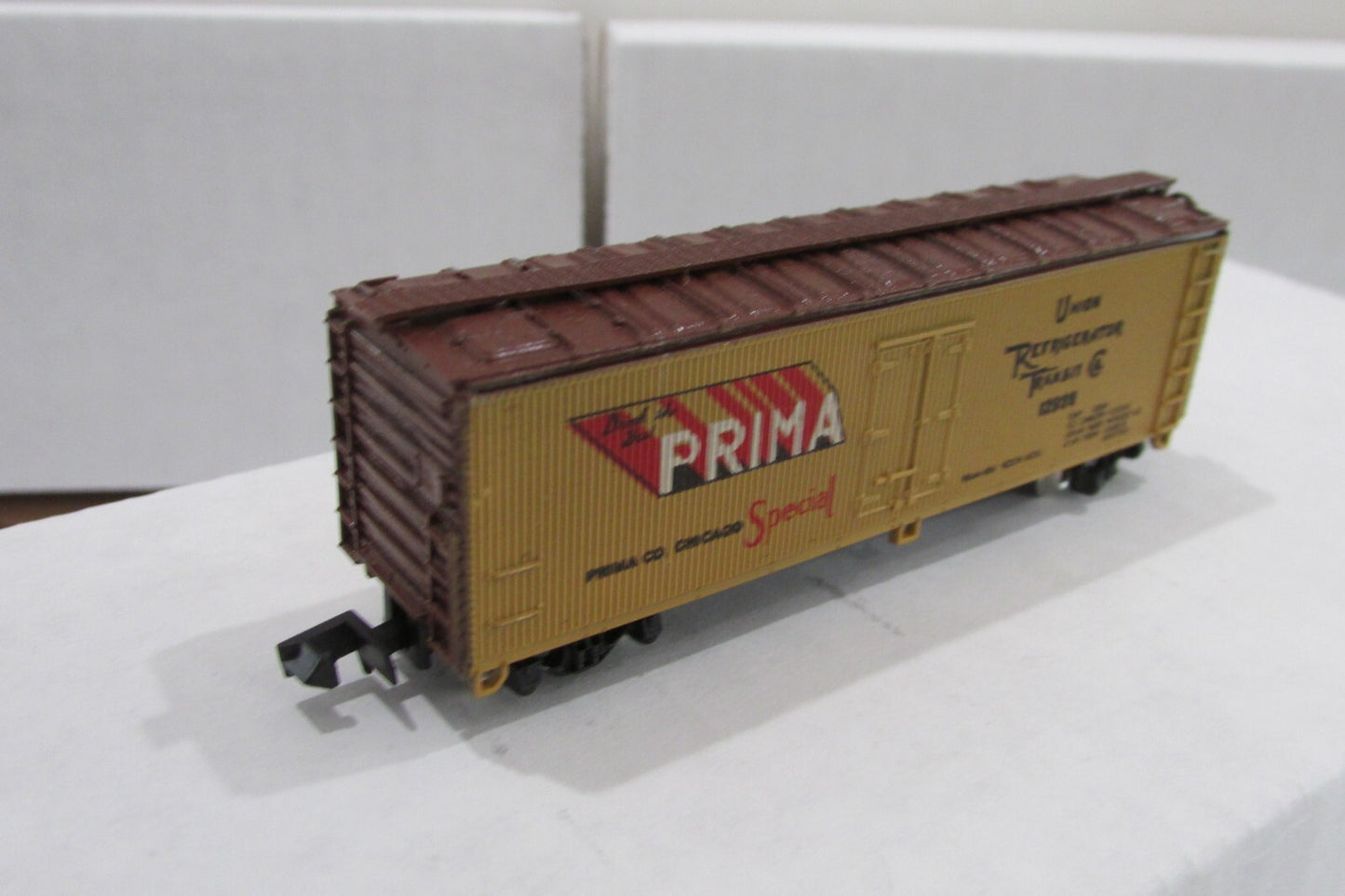 N Scale Con-Cor  1351-Q Prime Beer 40' Oldie WD Reefer Car
