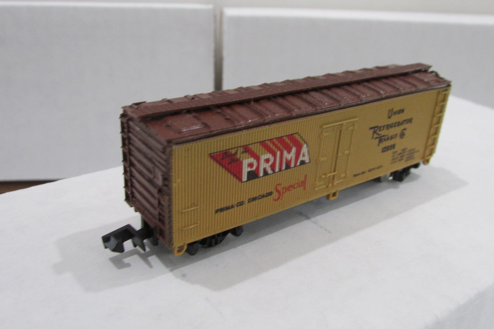 N Scale Con-Cor  1351-Q Prime Beer 40' Oldie WD Reefer Car