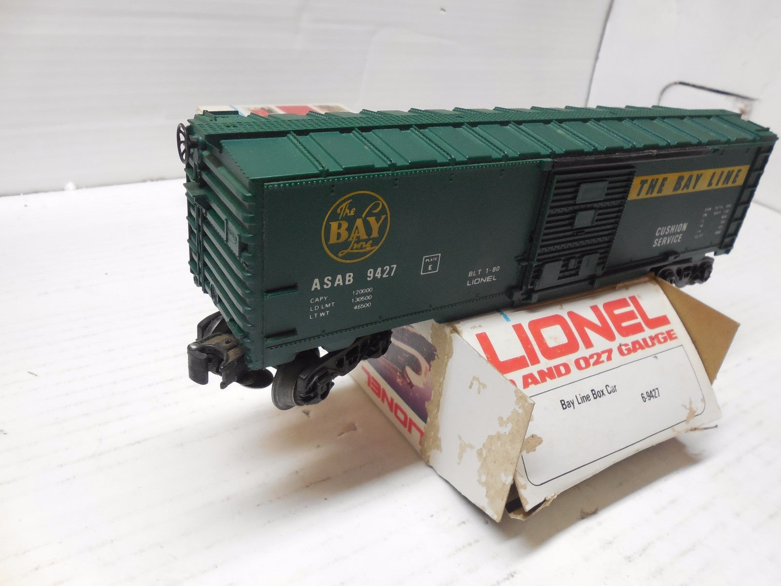  O Scale  Lionel 6-9427 Bay Line Boxcar EX/Box