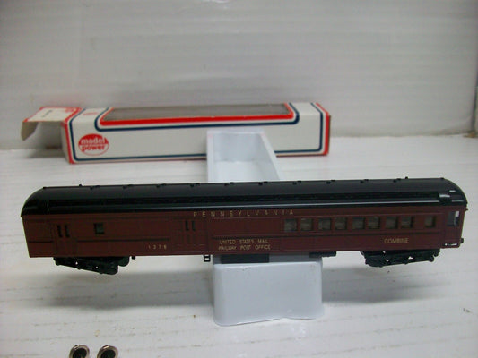 N Scale Model Power 8626 Combine Passenger Cars "Pennsylvania "