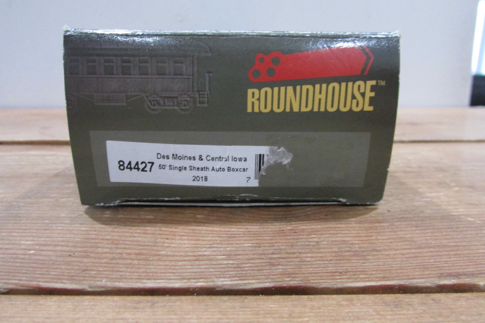 HO Scale Roundhouse 84427 50' Single Sheath Auto Boxcar RH4627