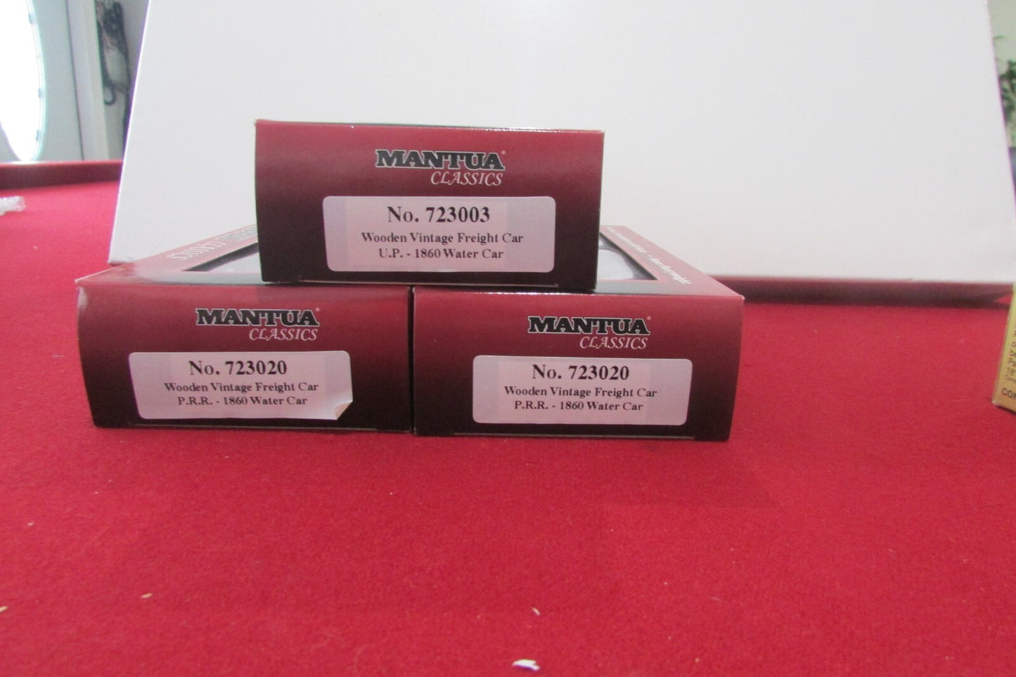 HO Scale (3) Assorted Mantua 1860 Wooden Freight Car Lot#4119