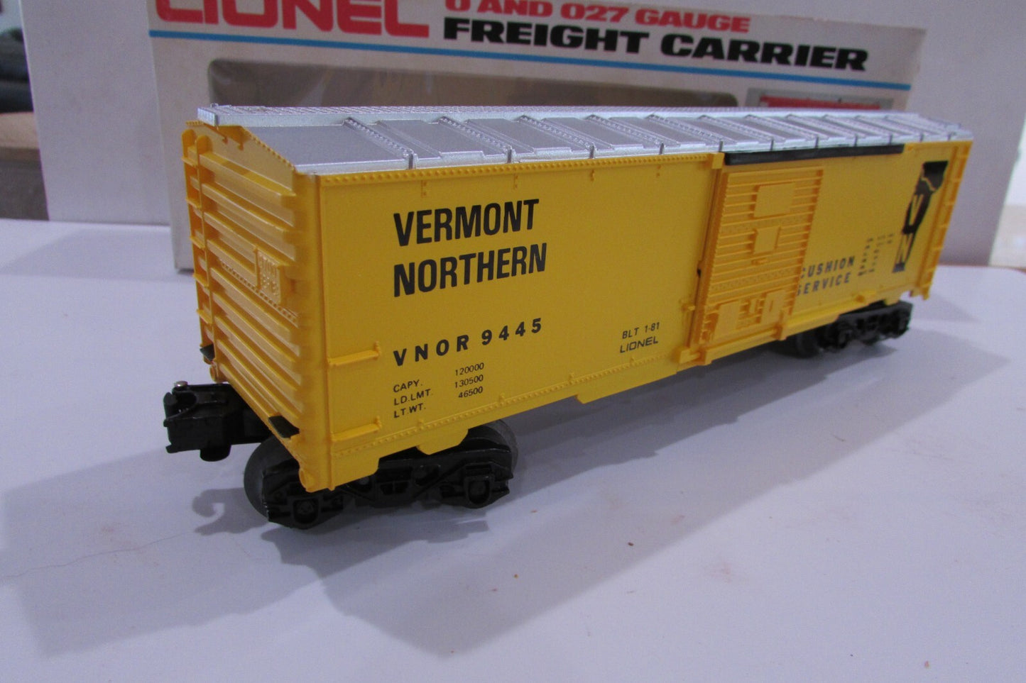 O Gauge  Lionel 6-9445 Vermont Northern Boxcar LN/Box Lot#2823