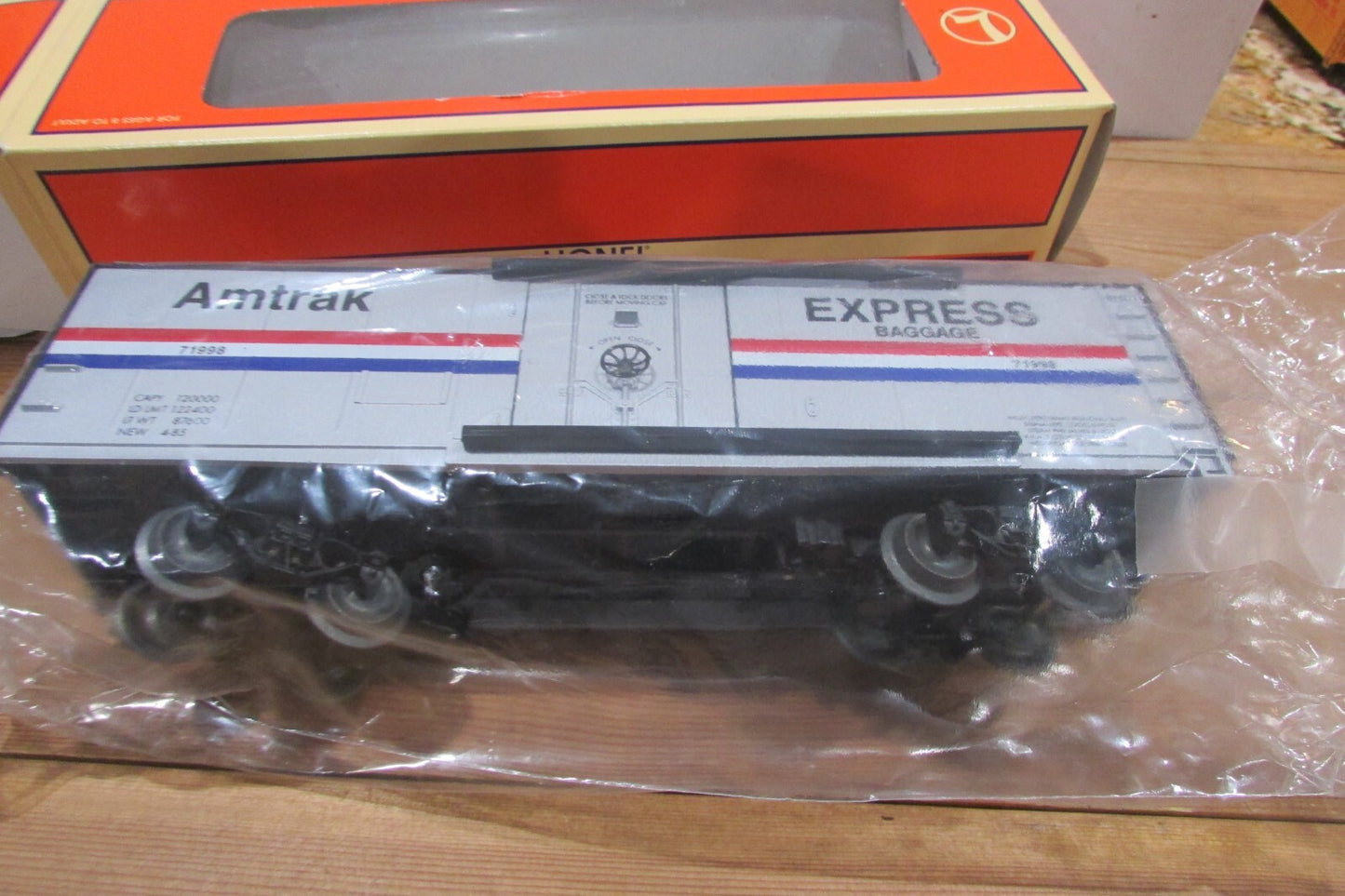 O Scale Lionel 6-71998 Amtrak Express Baggage Car Lor#3779