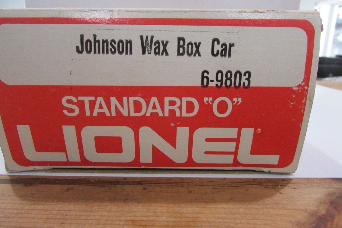 O Gauge  Standard ,Lionel 6-9803 Johnson Wax  Box Car