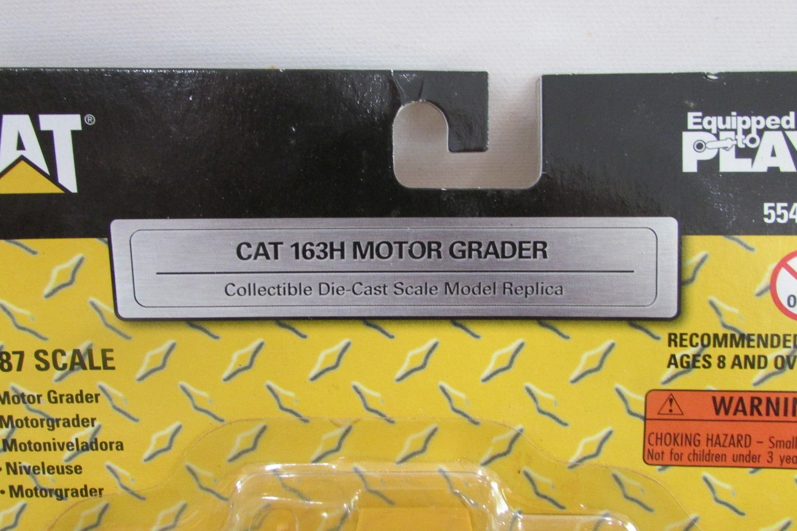 HO Scale/1:87 Scale Norscot 55403 Cat 163H Motor Grader Lot#5173