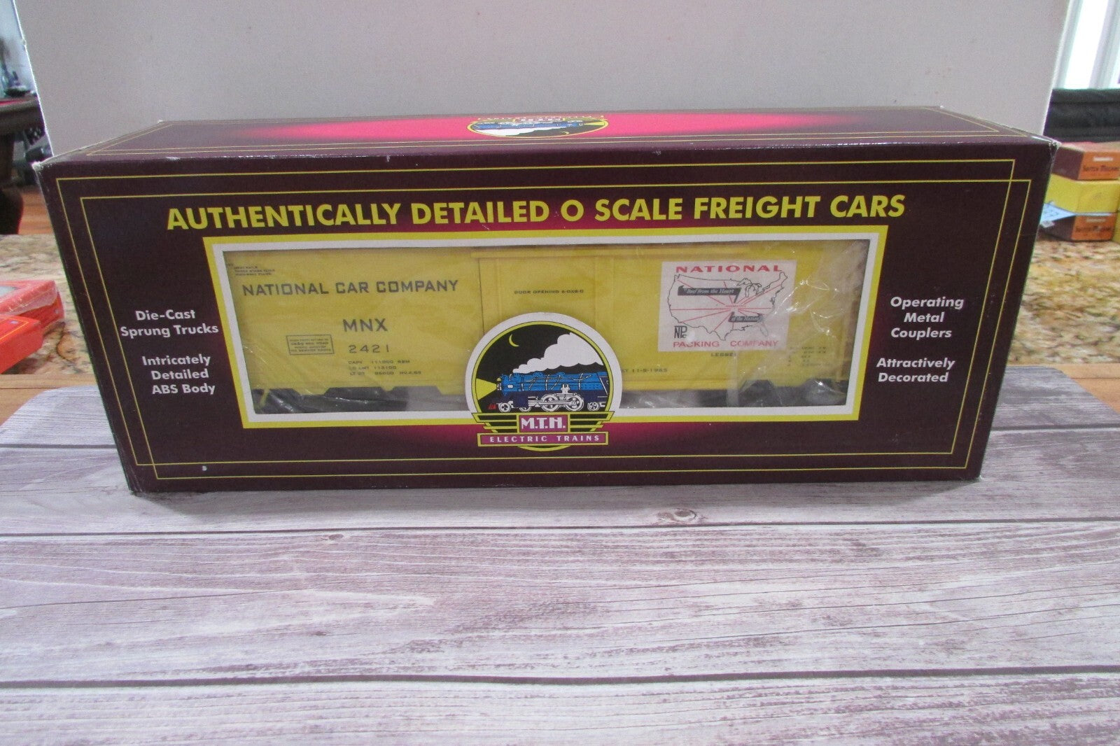 O Scale MTH 9402L National Car Company Refrigerator Car Lot#2995