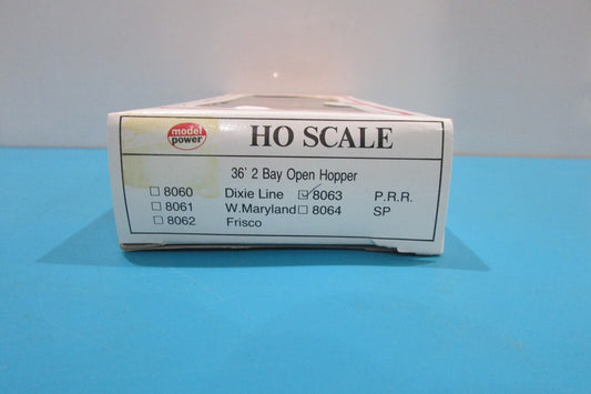 HO Scale Model Power 8063 Pennsylvania RR 36' 2Bay Open Hopper Lot#2490