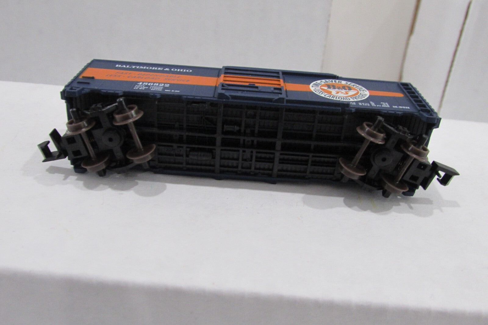 N Scale Atlas 34312 40' Box Car B&O Time Service #486822