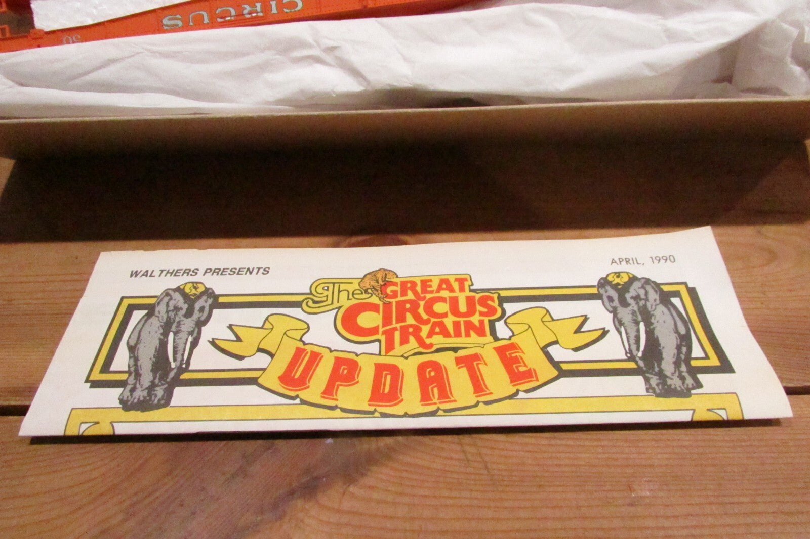 HO Scale Walthers 1967F The Great Circus Train Flat Car (Box of 2)  Lot#3354