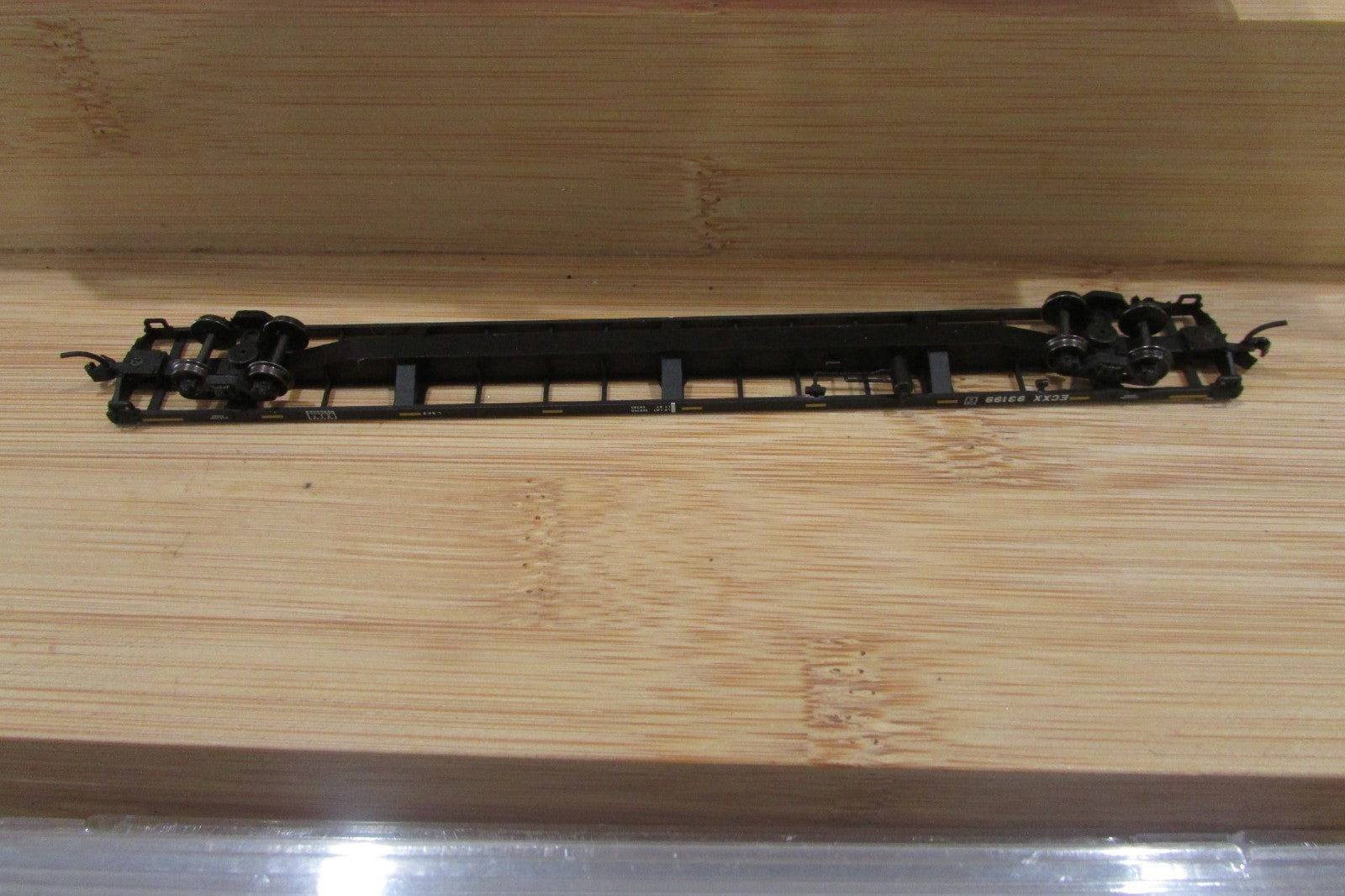 N Scale Atlas (3) 50-001-071 85' Trash Container Flat Car Lot#5074