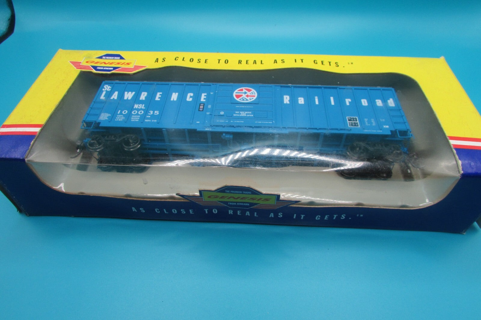 HO Scale Athearn G4210 50'Sieco Box Car St Lawrence Railroad  Lot#4445
