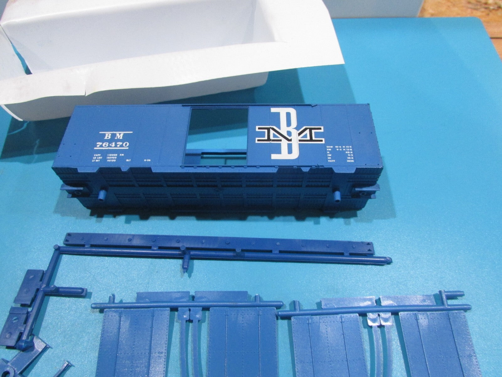 HO Scale Front Range Products 4075 ACF 40'  Boxcar Kit Boston & Maine Lot#1469