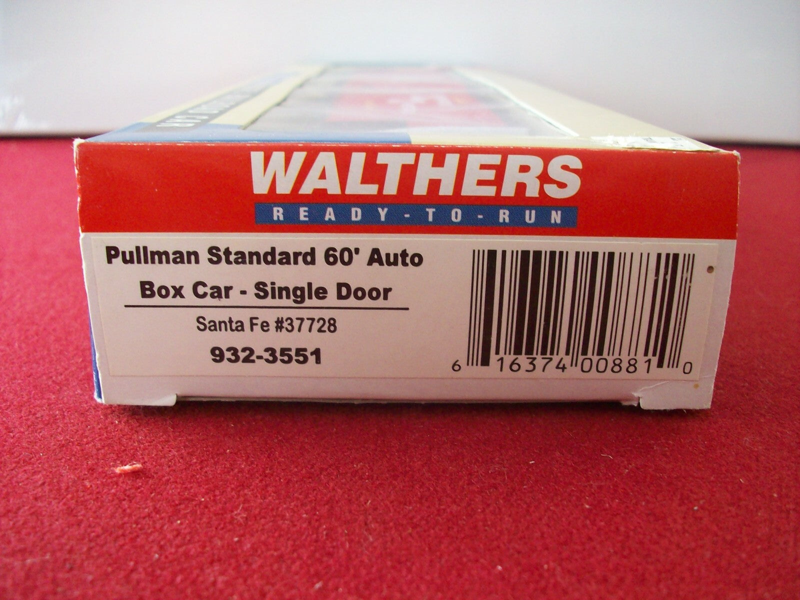 HO Scale Walthers 932-3551 Pullman Standard 60'Auto Box Car Santa Fe