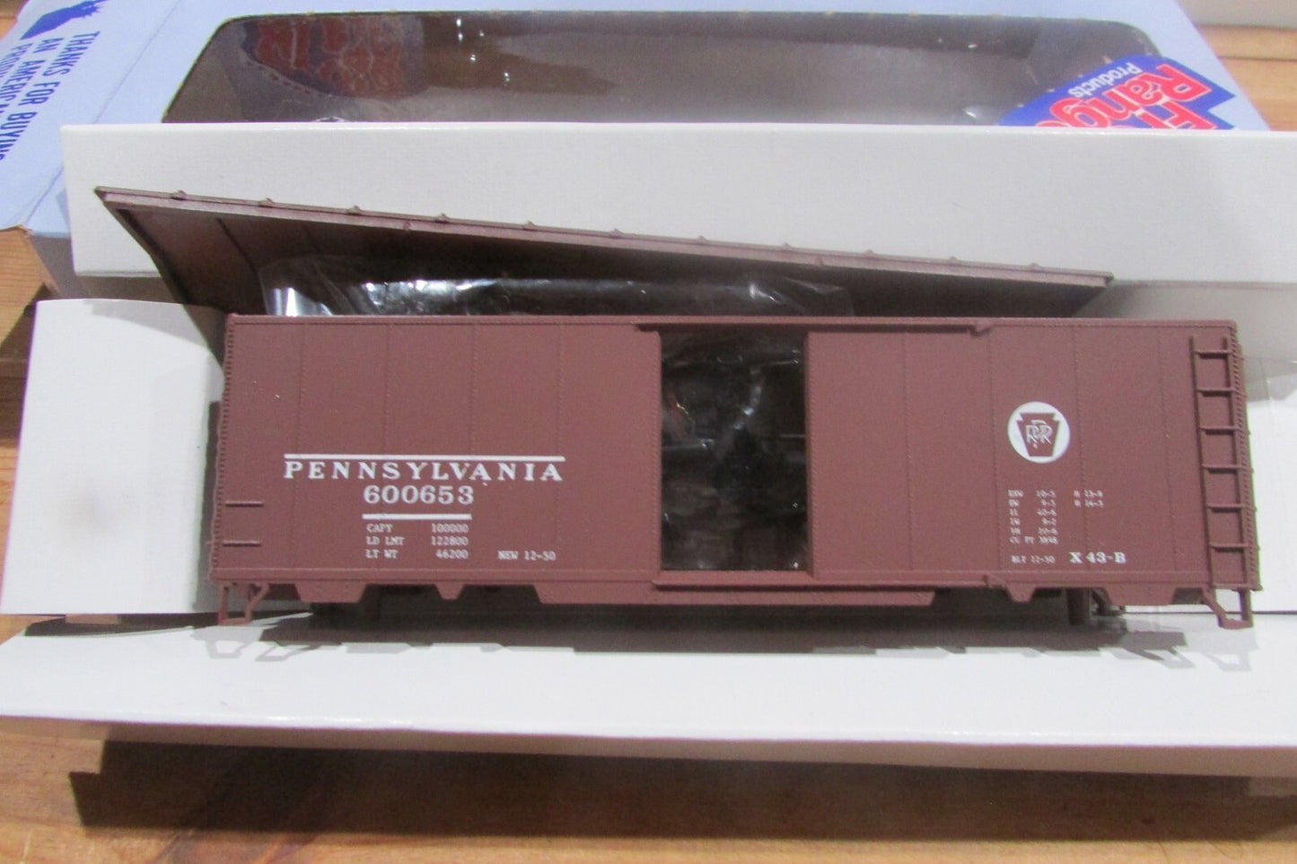HO Scale US Front Range Product (2)Pennsylvania Box Cars Lot#0590