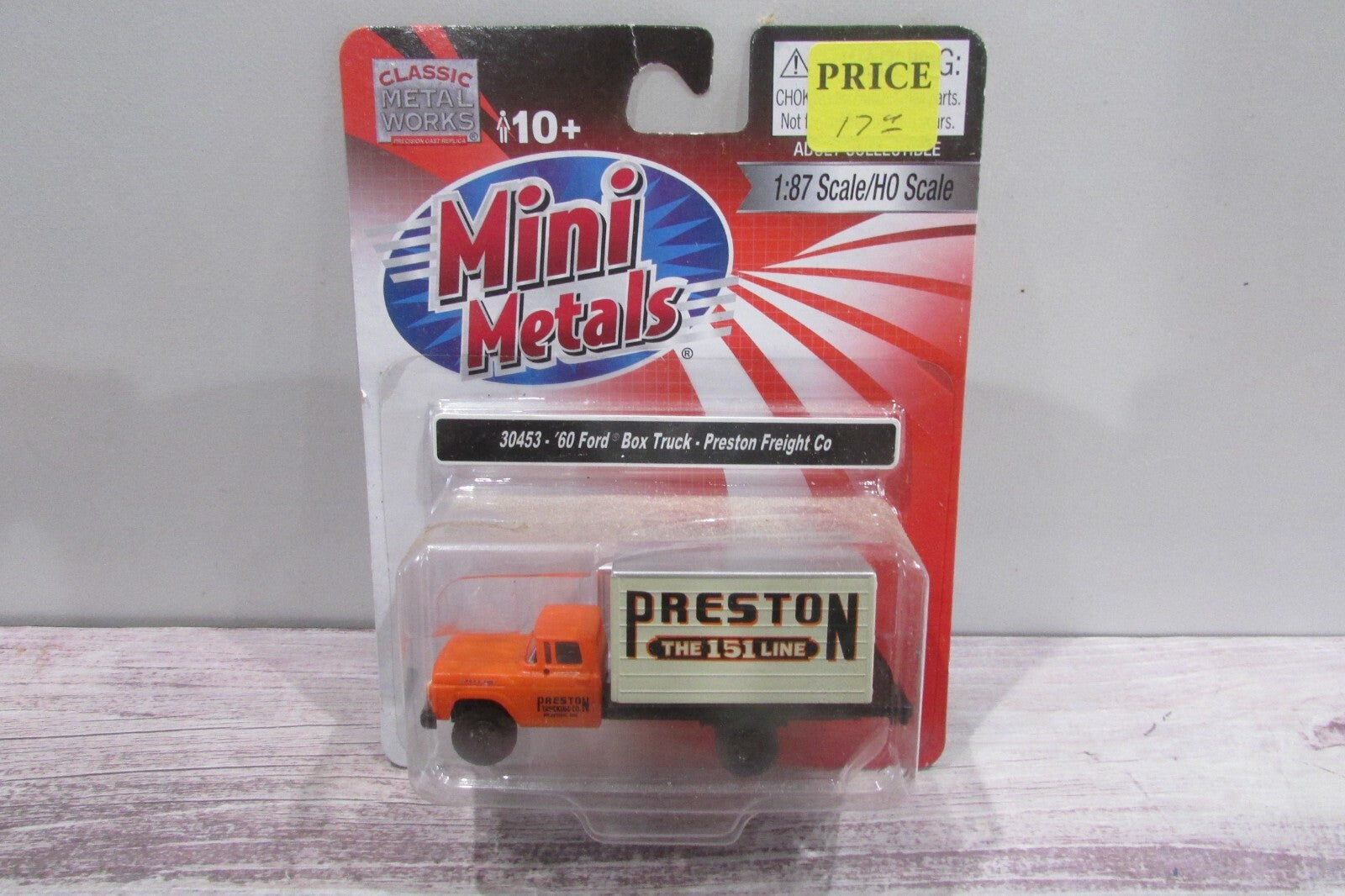 Ho Scale Classic Metal Works 30453 60' Ford Box Truck Preston Freight Co.