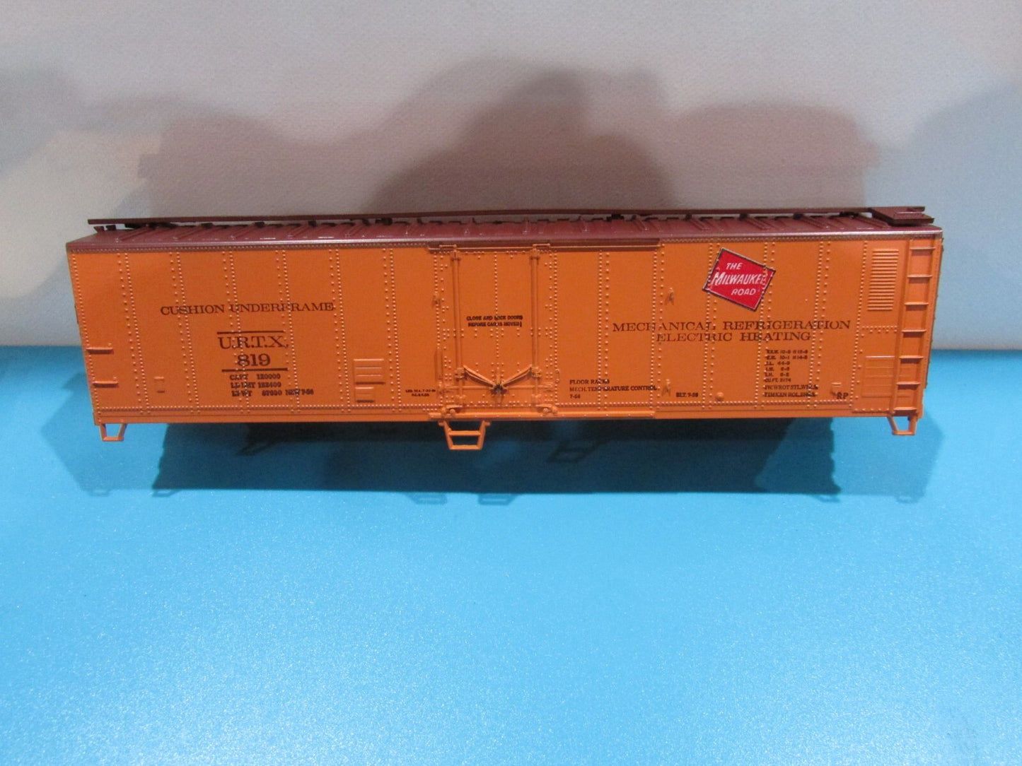 HO Scale Athearn 1620 50ft Reefer Car Milwaukee Lot#0842