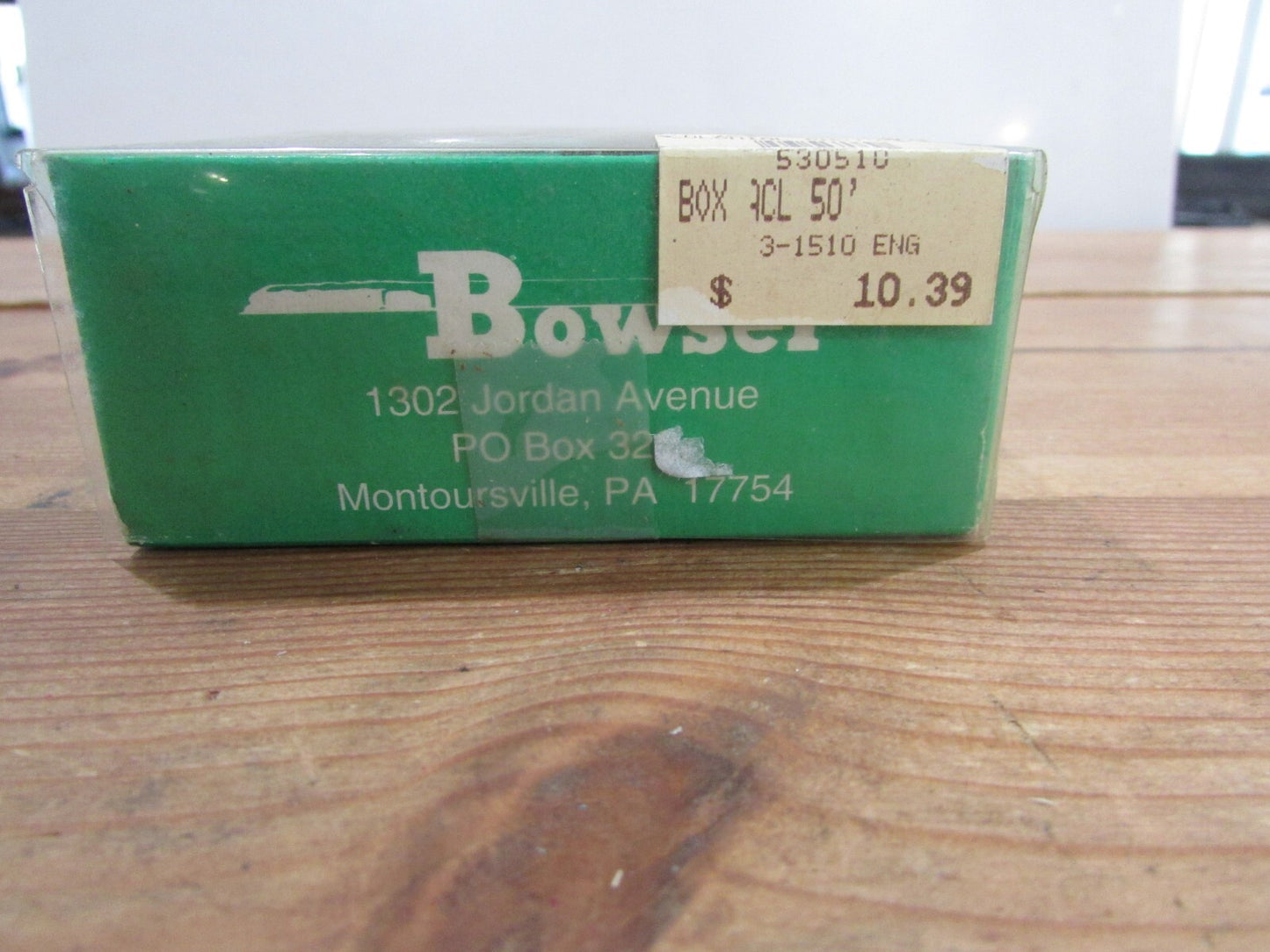 Ho Scale Bowser 3-1510 50' Single Door Box Car Kit Atlantic Coast Line