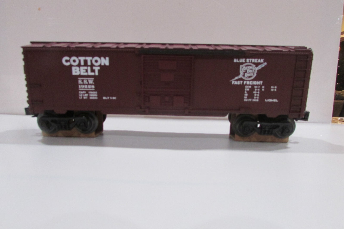 O SCALE Lionel 6-19228 Cotton Belt Boxcar LN/Box Lot#0528