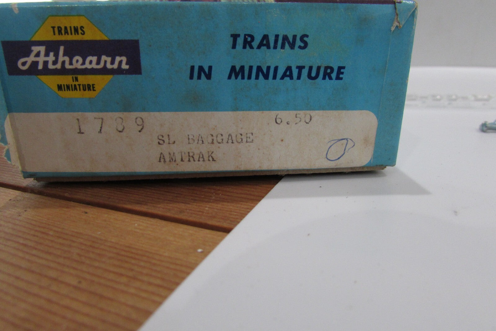 HO Scale Athearn 1789 SL Baggage Car Kit AMTRAK #1040