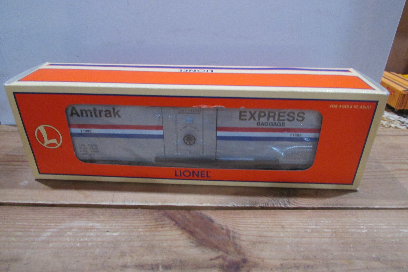 O Scale Lionel 6-71998 Amtrak Express Baggage Car Lor#3779