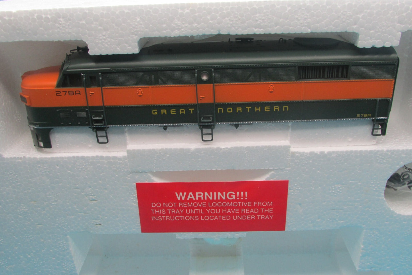 HO Scale Proto 2000 8359 FA2 Locomotive Great Northern #278 Lot#4482
