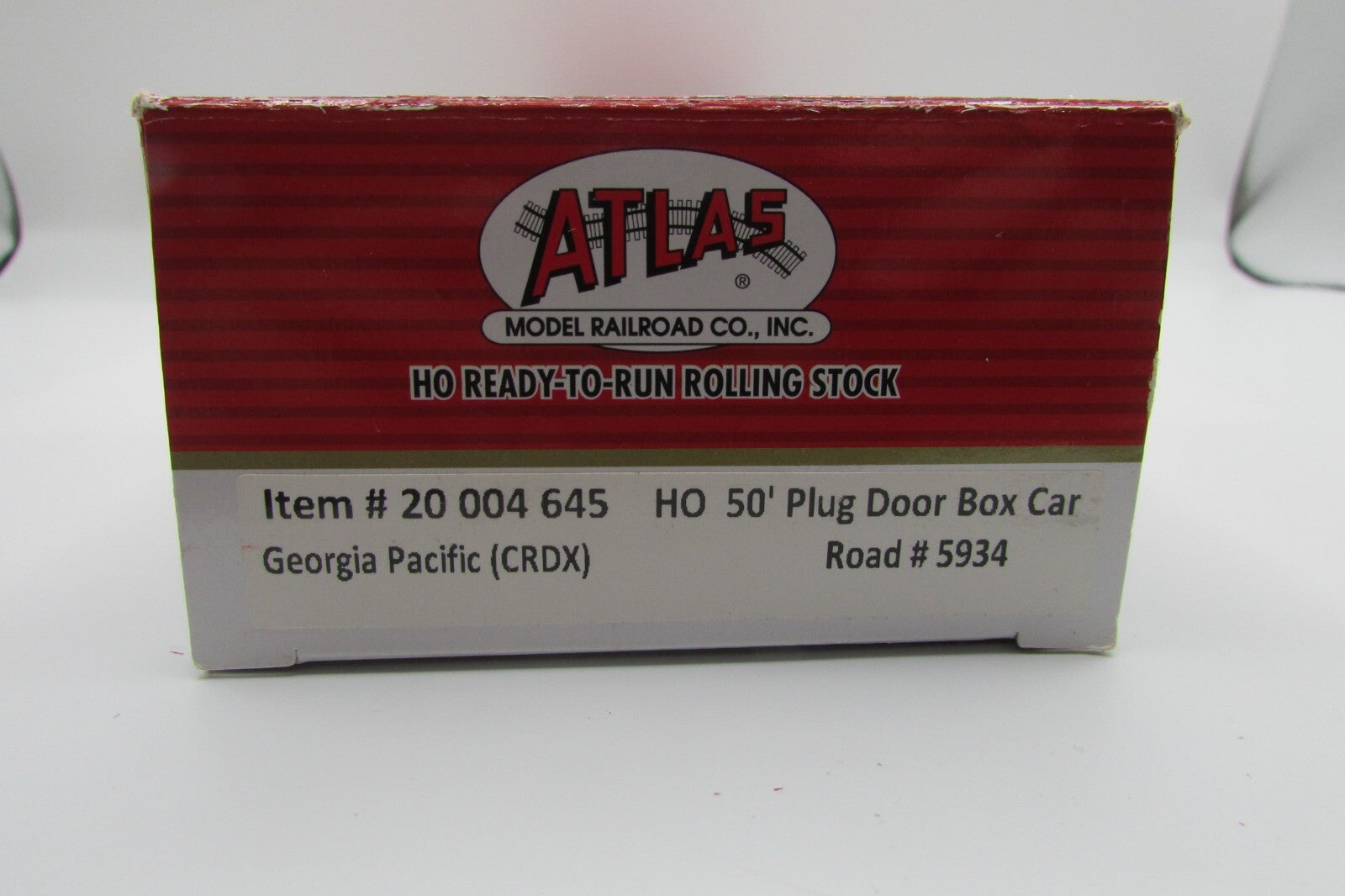 HO Scale Atlas 20-004-645 50' Plug Door Box Car  A4668
