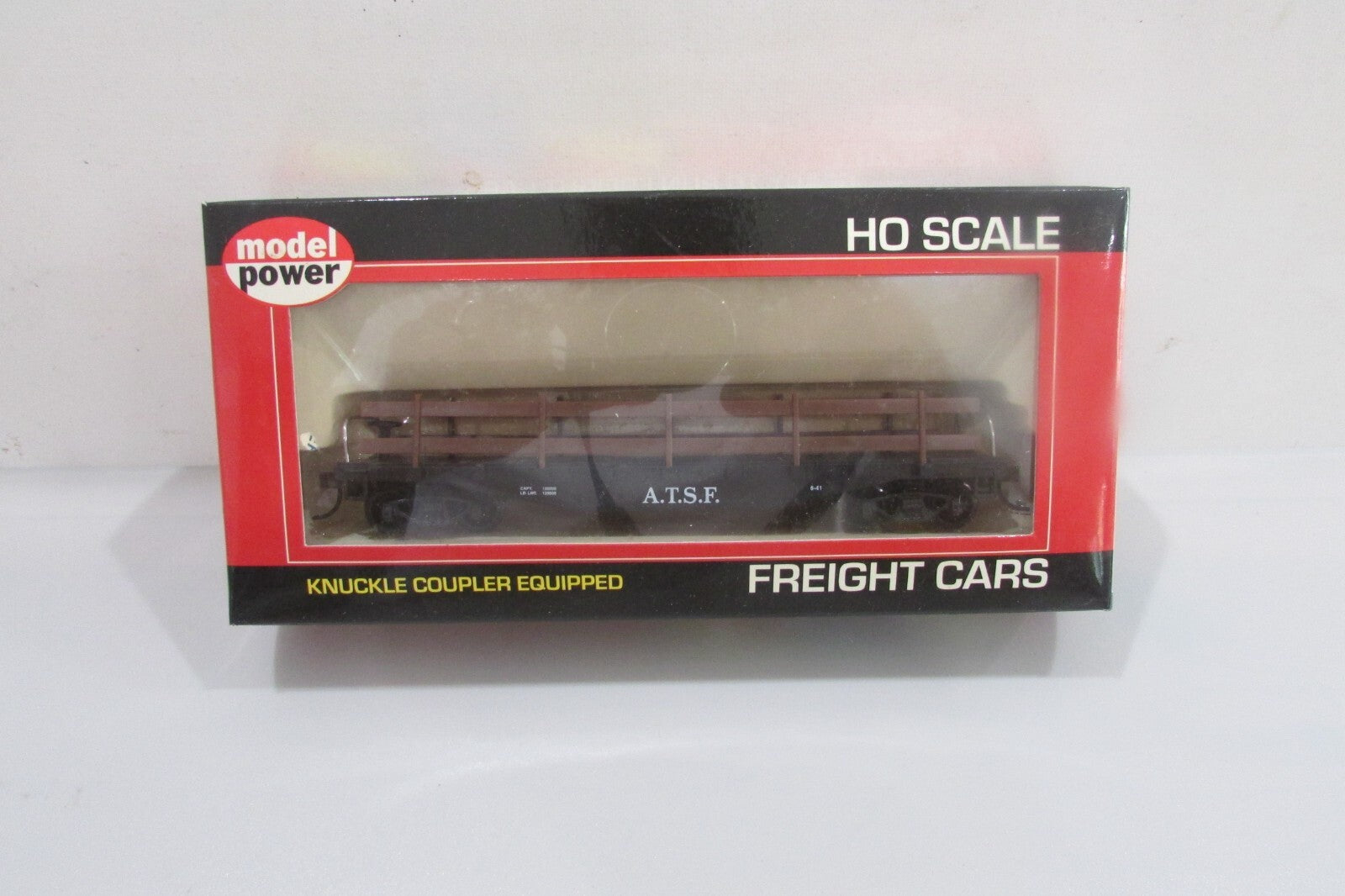 HO Scale Model Power 98230 & 98191 A.T.S.F  Freight Cars Lot#2786