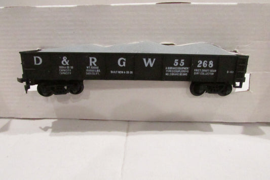 HO Scale AHM 5431J Gondola with Load Rio Grande D&GW #55268