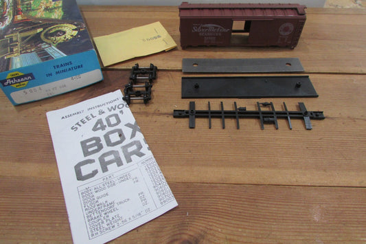 HO Scale Athearn 5004 40ft Box Car Kit SEABOARD ATH4566