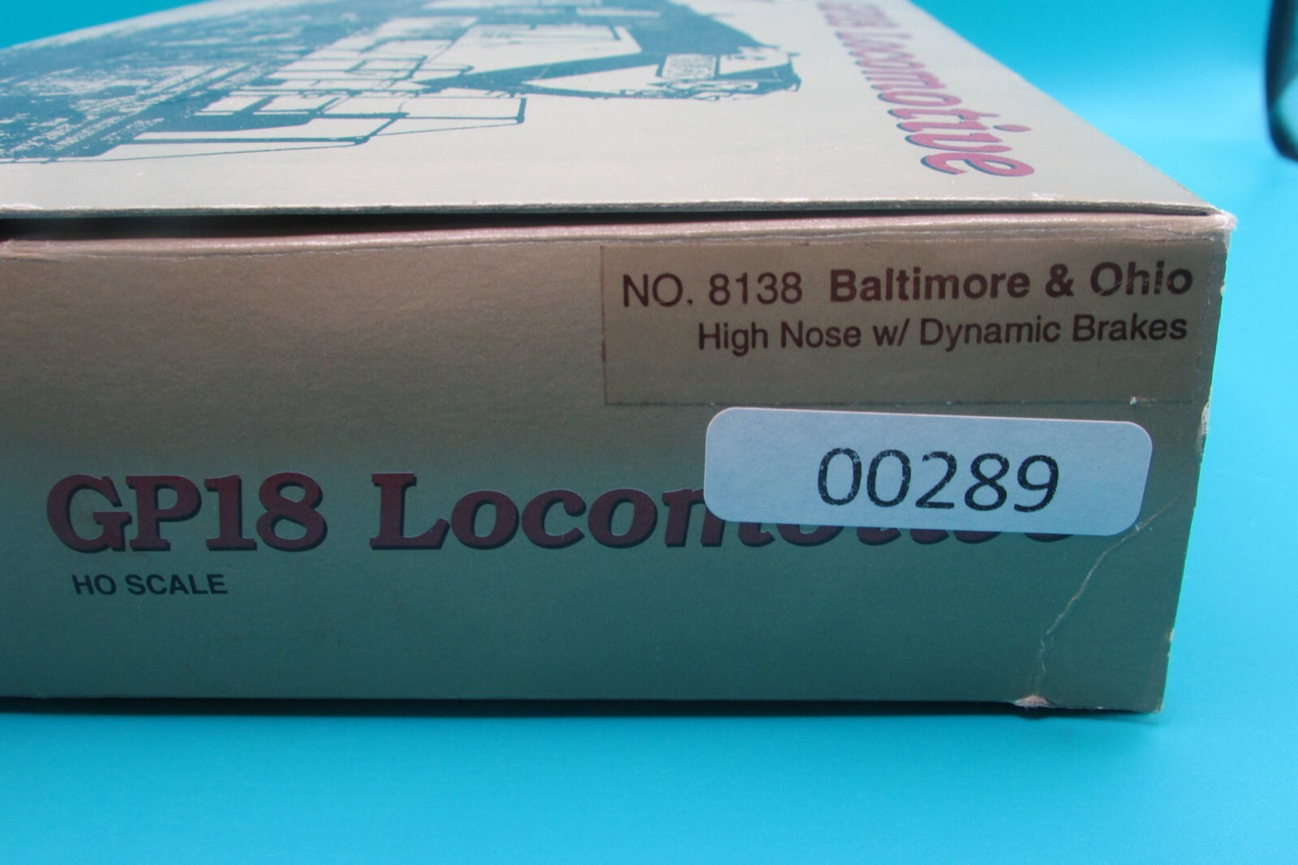 HO Scale Proto 2000 8138 GP18 Locomotive Baltimore and Ohio Lot#4485
