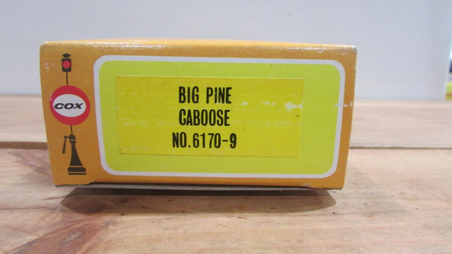 HO Scale Cox 6170-9 Big Pine Caboose Car  LOT#0192